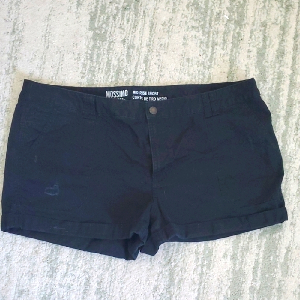 Mossimo Supply Co. Women's Dark Black Jean Shorts